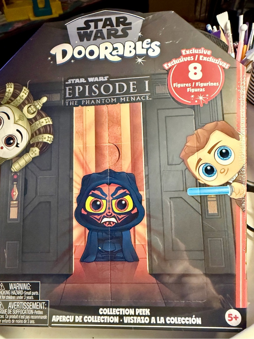 Star Wars Doorables Episode I Collection Peek - Blue, Red, Black, sealed!